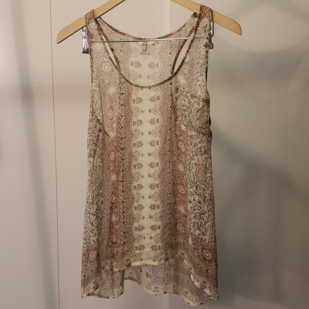 Joie Sheer Boho Tank